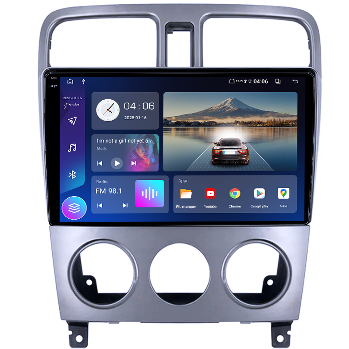 Navigatie dedicata Subaru Forester 2004-2008, 8GB RAM 128GB ROM, Octacore, Platforma TS18, Android 14, Display QLED 9", Suporta camera 360", DSP, Carplay&Android Auto, SIM 4G, Ventilator Activ [3]