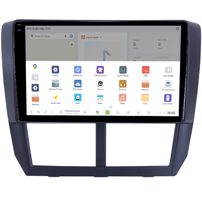 Navigatie dedicata Subaru Forester 3 2007-2013, DUDU3, 4GB RAM 64GB ROM, Octacore, Platforma 8581, Android, Display QLED 9", DSP, Carplay&AndroidAuto [3]