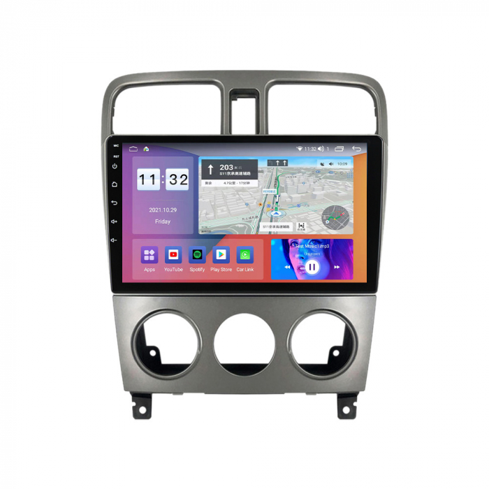 Navigatie dedicata Subaru Forester 2004-2008, 4 GB RAM 32 ROM, Android 13, Display QLED, 9", DSP, Carplay, Android Auto, Internet, Youtube , Waze , WI-FI , USB [2]