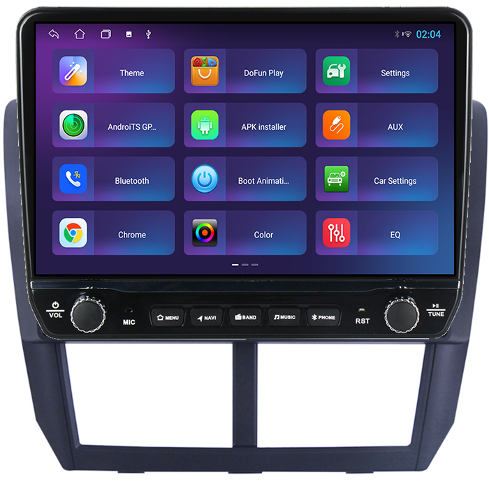 Navigatie dedicata Subaru FORESTER 3 2007-2013 Tesla cu butoane rotative model 2024, 4GB RAM 64GB ROM, Procesor Quadcore, Android 14, Display QLED 10", DSP, Carplay&Android Auto [4]