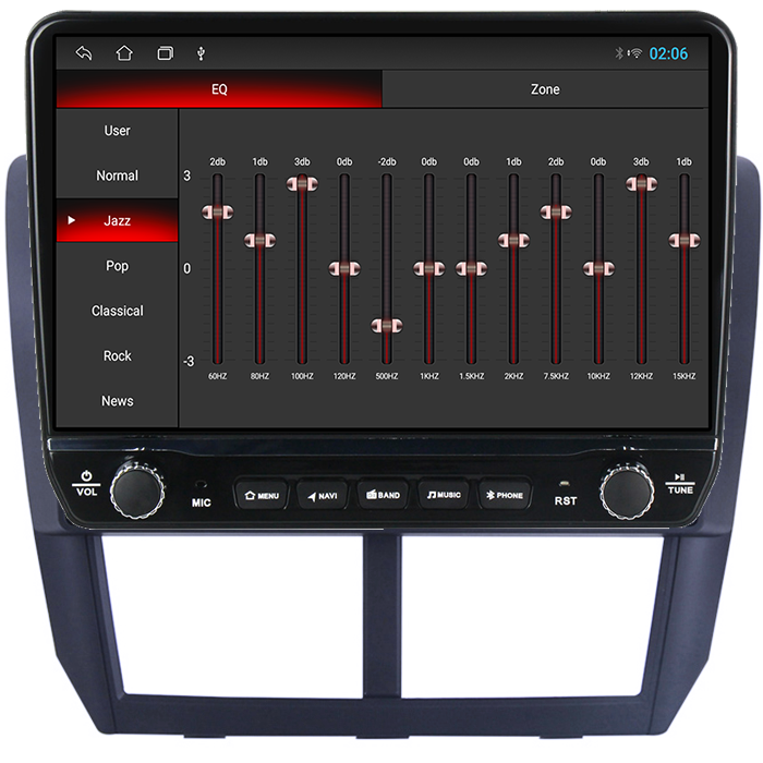 Navigatie dedicata Subaru FORESTER 3 2007-2013 Tesla cu butoane rotative model 2024, 4GB RAM 64GB ROM, Procesor Quadcore, Android 14, Display QLED 10", DSP, Carplay&Android Auto [2]
