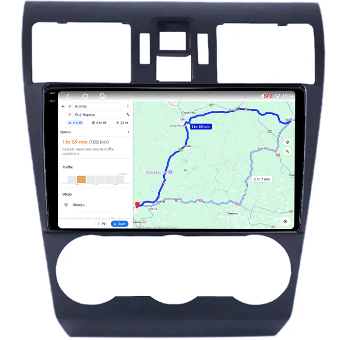 Navigatie dedicata Subaru Forester 2013-2014, 4GB RAM 64GB ROM, Octacore, Android 14, Display QLED 1K 9", Carplay&Android Auto, SIM 4G, Ventilator Activ [4]