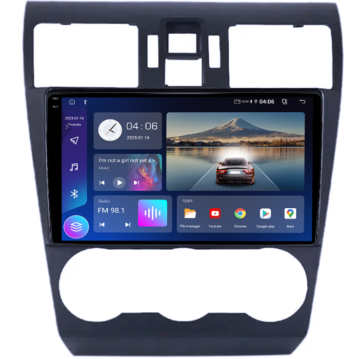 Navigatie dedicata Subaru Forester 2013-2014, 4GB RAM 64GB ROM, Quad Core, Display 9" QLED 1K, Carplay, Android 14, Bluetooth, Magazin Play, Suport Camere AHD [1]