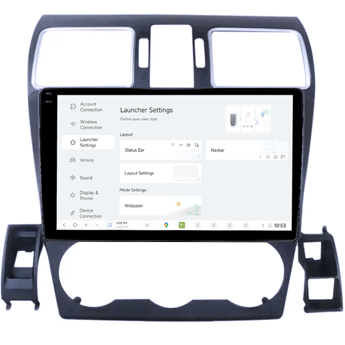 Navigatie dedicata Subaru Forester 2015-2017, DUDU3, 4GB RAM 64GB ROM, Octacore, Platforma 8581, Android, Display QLED 9", DSP, Carplay&AndroidAuto [5]