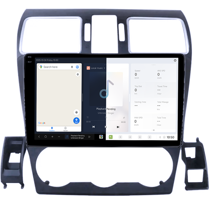 Navigatie dedicata Subaru Forester 2015-2017, DUDU3, 4GB RAM 64GB ROM, Octacore, Platforma 8581, Android, Display QLED 9", DSP, Carplay&AndroidAuto [2]