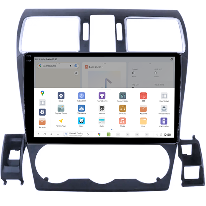 Navigatie dedicata Subaru Forester 2015-2017, DUDU3, 4GB RAM 64GB ROM, Octacore, Platforma 8581, Android, Display QLED 9", DSP, Carplay&AndroidAuto [3]