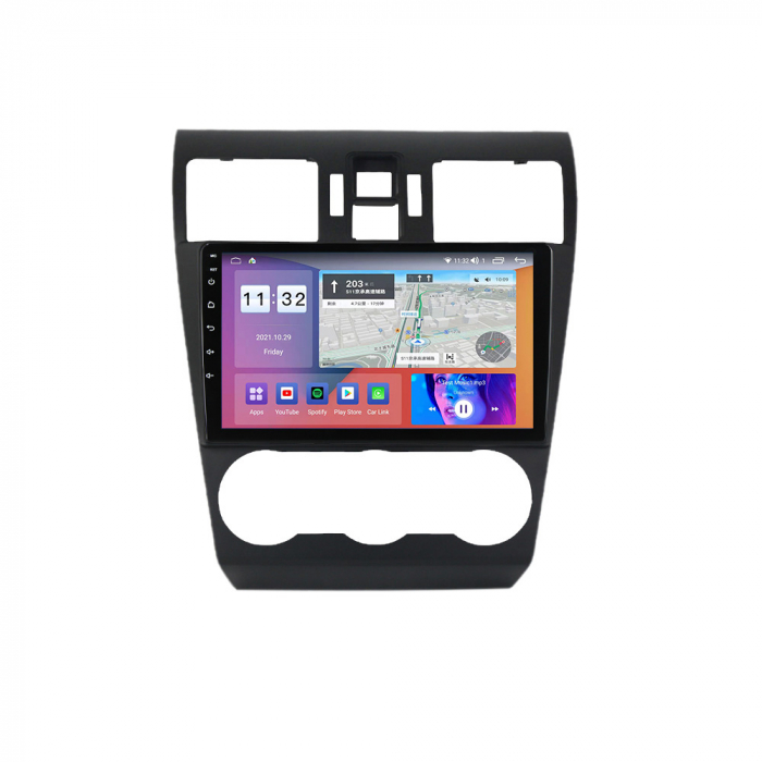 Navigatie dedicata Subaru Forester 2013-2014, 4 GB RAM 32 ROM, Android 13, Display QLED, 9", DSP, Carplay, Android Auto, Internet, Youtube , Waze , WI-FI , USB [2]