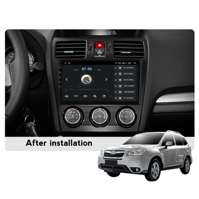Navigatie dedicata Subaru Forester 2013-2014, 4 GB RAM 64 ROM, Android 13, Display QLED, 9", DSP, Carplay, Android Auto, Internet, Youtube , Waze , WI-FI , USB [5]