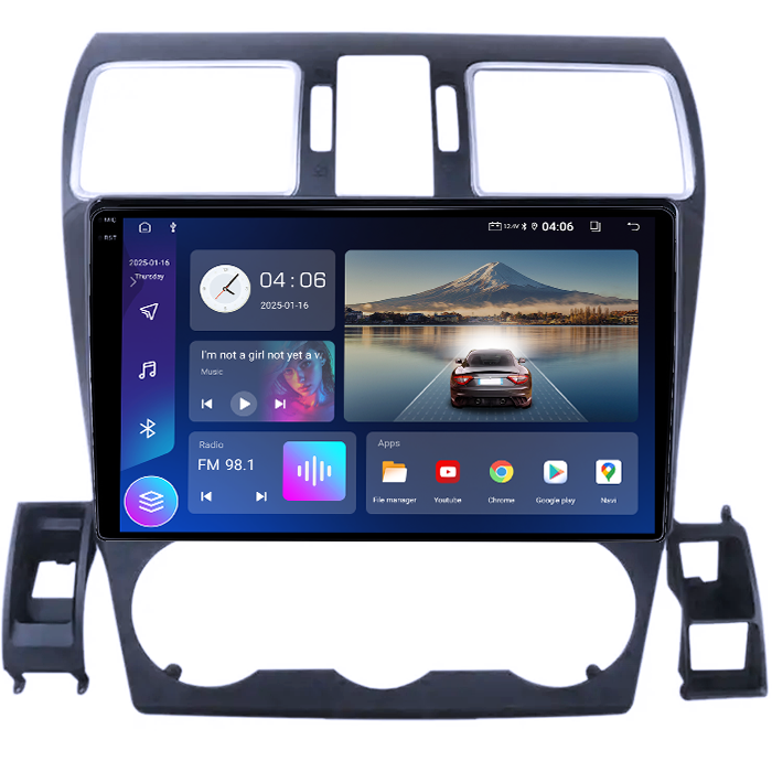 Navigatie dedicata Subaru Forester 2015-2017, 4GB RAM 64GB ROM, Quad Core, Display 9" QLED  Carplay, Android 14, Bluetooth, Magazin Play, Suport Camere AHD [2]