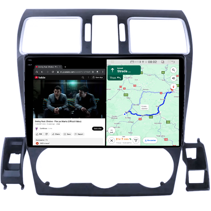 Navigatie dedicata Subaru Forester 2015-2017, 4GB RAM 64GB ROM, Quad Core, Display 9" QLED  Carplay, Android 14, Bluetooth, Magazin Play, Suport Camere AHD [4]
