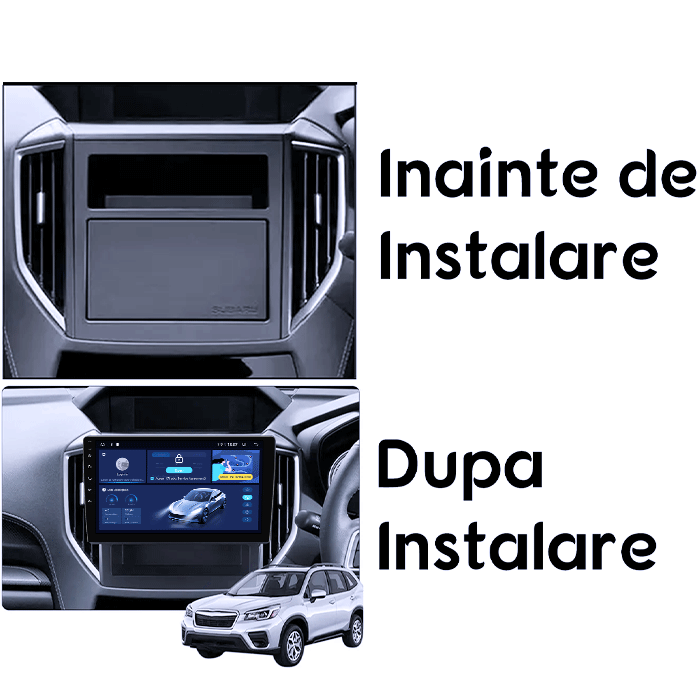 Navigatie dedicata Subaru Forester 2017-2020, DUDU3, 4GB RAM 64GB ROM, Octacore, Platforma 8581, Android, Display QLED 9", DSP, Carplay&AndroidAuto [6]