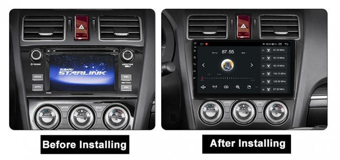 Navigatie dedicata Subaru Forester 2015-2017, 4 GB RAM 32 ROM, Android 13, Display QLED, 9", DSP, Carplay, Android Auto, Internet, Youtube , Waze , WI-FI , USB [8]