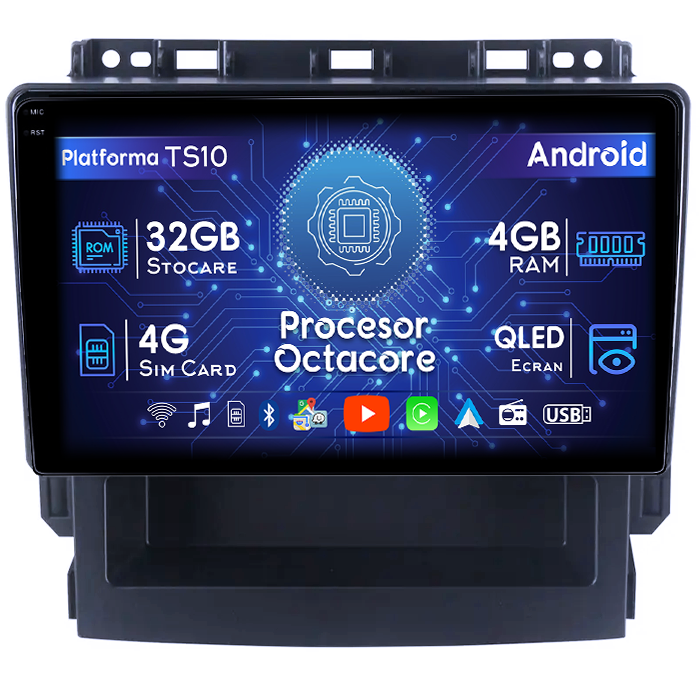 Navigatie dedicata Subaru Forester 2017-2020, 4GB RAM 32GB ROM, Octacore, Android 14, Display QLED 1K 9", DSP, Carplay&Android Auto, SIM 4G, Bluetooth, Ventilator Activ [1]