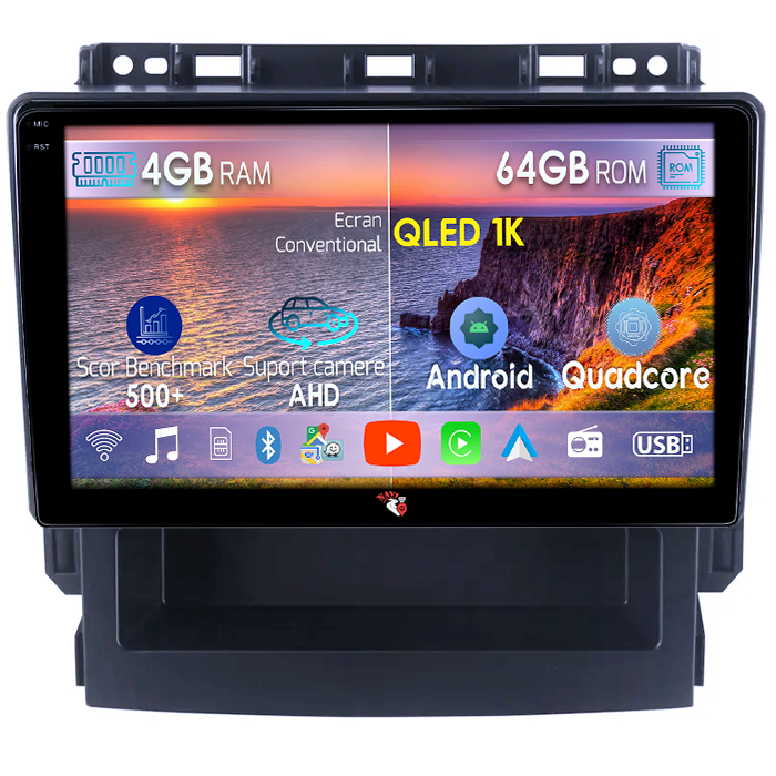 Navigatie dedicata Subaru Forester 2017-2020, 4GB RAM 64GB ROM, Octacore, Android 14, Display QLED 1K 9", Carplay&Android Auto, SIM 4G, Ventilator Activ [1]
