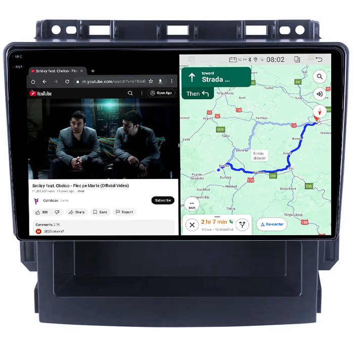 Navigatie dedicata Subaru Forester 2017-2020, 4GB RAM 64GB ROM, Quad Core, Display 9" QLED 1K, Carplay, Android 14, Bluetooth, Magazin Play, Suport Camere AHD [4]