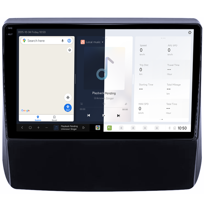 Navigatie dedicata Subaru Forester 2018-2021, DUDU3, 4GB RAM 64GB ROM, Octacore, Platforma 8581, Android, Display QLED 9", DSP, Carplay&AndroidAuto [2]