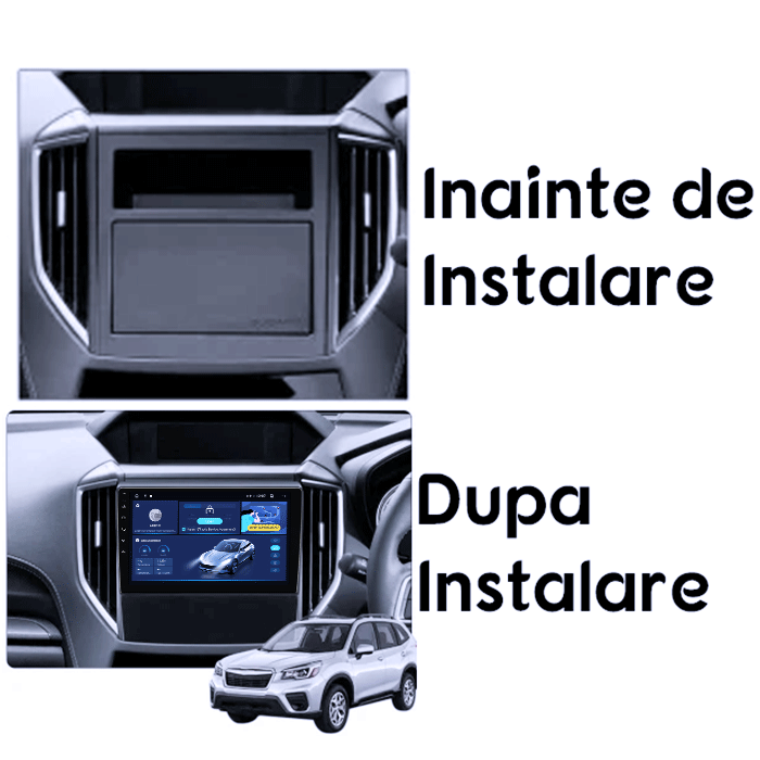 Navigatie dedicata Subaru Forester 2018-2021, DUDU3, 4GB RAM 64GB ROM, Octacore, Platforma 8581, Android, Display QLED 9", DSP, Carplay&AndroidAuto [6]