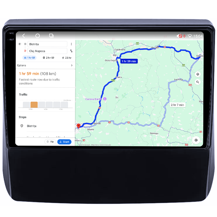 Navigatie dedicata Subaru Forester 2018-2021, 4GB RAM 64GB ROM, Octacore, Android 14, Display QLED 1K 9", Carplay&Android Auto, SIM 4G, Ventilator Activ [4]