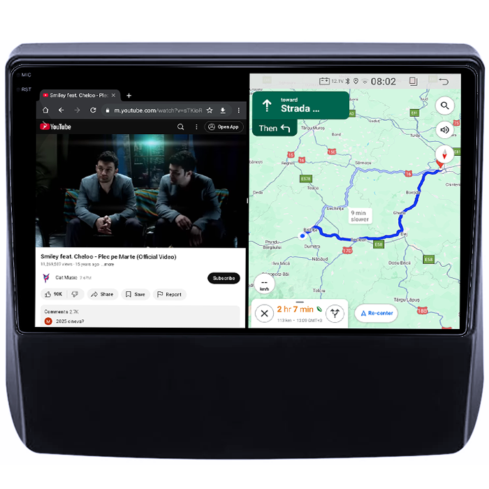 Navigatie dedicata Subaru Forester 2018-2021, 4GB RAM 64GB ROM, Quad Core, Display 9" QLED 1K, Carplay, Android 14, Bluetooth, Magazin Play, Suport Camere AHD [4]