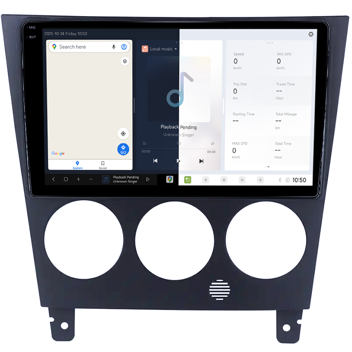 Navigatie dedicata Subaru Impreza 2002-2007, DUDU3, 4GB RAM 64GB ROM, Octacore, Platforma 8581, Android, Display QLED 9", DSP, Carplay&AndroidAuto [2]