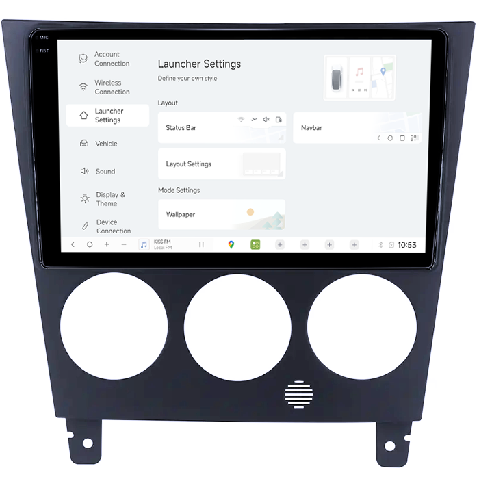 Navigatie dedicata Subaru Impreza 2002-2007, DUDU3, 4GB RAM 64GB ROM, Octacore, Platforma 8581, Android, Display QLED 9", DSP, Carplay&AndroidAuto [5]