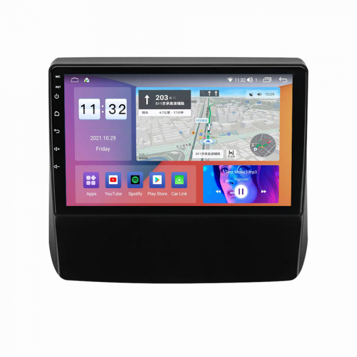 Navigatie dedicata Subaru Forester 2018-2021, 4 GB RAM 32 ROM, Android 13, Display QLED, 9", DSP, Carplay, Android Auto, Internet, Youtube , Waze , WI-FI , USB [2]