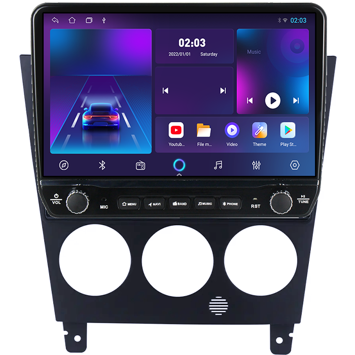 Navigatie dedicata Subaru Impreza 2002-2007 Tesla cu butoane rotative model 2024, 4GB RAM 64GB ROM, Procesor Quadcore, Android 14, Display QLED 10", DSP, Carplay&Android Auto [5]