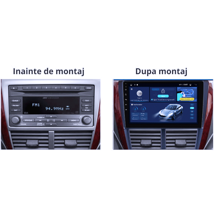 Navigatie dedicata Subaru Forester 3 2007-2013, 4GB RAM 64GB ROM, Quad Core, Display 9" QLED 1K, Carplay, Android 14, Bluetooth, Magazin Play, Suport Camere AHD [5]
