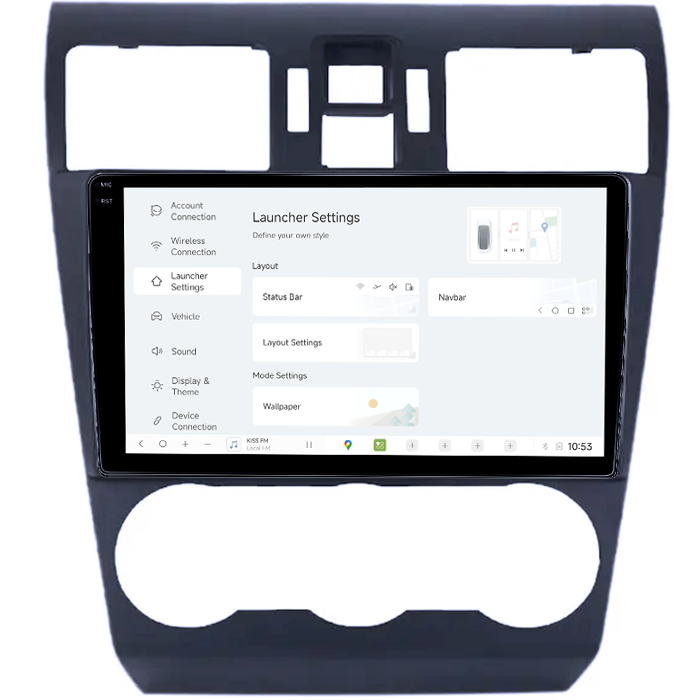 Navigatie dedicata Subaru Forester 2013-2014, DUDU3, 4GB RAM 64GB ROM, Octacore, Platforma 8581, Android, Display QLED 9", DSP, Carplay&AndroidAuto [5]