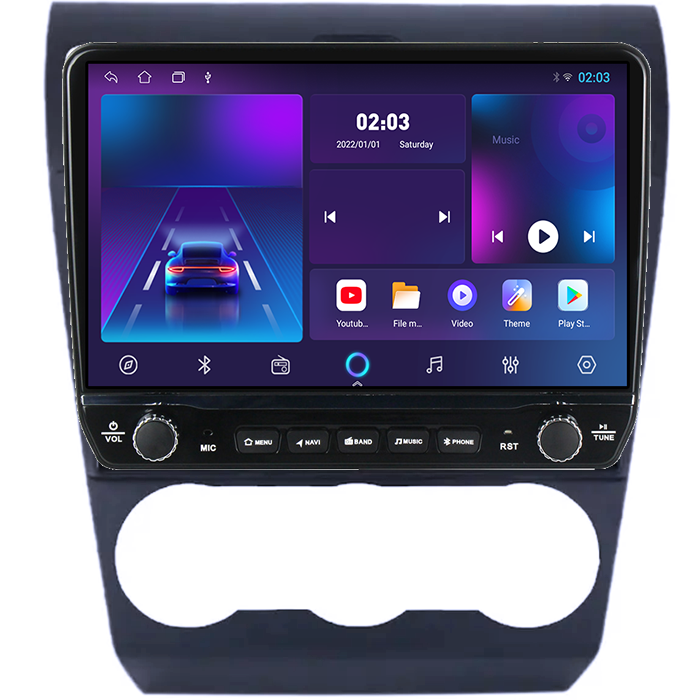 Navigatie dedicata Subaru Forester 2013-2014 Tesla cu butoane rotative model 2024, 4GB RAM 64GB ROM, Procesor Quadcore, Android 14, Display QLED 10", DSP, Carplay&Android Auto [5]