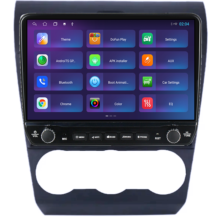 Navigatie dedicata Subaru Forester 2013-2014 Tesla cu butoane rotative model 2024, 4GB RAM 64GB ROM, Procesor Quadcore, Android 14, Display QLED 10", DSP, Carplay&Android Auto [4]