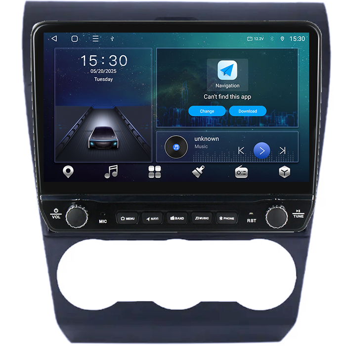 Navigatie dedicata Subaru Forester 2013-2014 Tesla cu butoane rotative model 2024, 4GB RAM 64GB ROM, Procesor Quadcore, Android 14, Display QLED 10", DSP, Carplay&Android Auto [6]