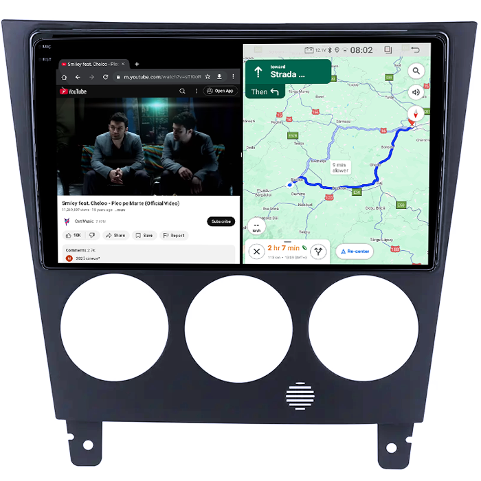 Navigatie dedicata Subaru Impreza 2002-2007, 4GB RAM 64GB ROM, Quad Core, Display 9" QLED  Carplay, Android 14, Bluetooth, Magazin Play, Suport Camere AHD [4]