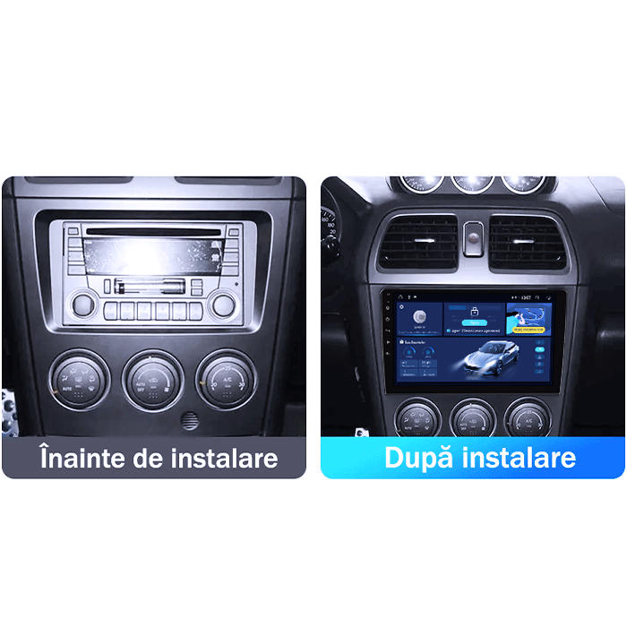 Navigatie dedicata Subaru Impreza 2002-2007, 8GB RAM 128GB ROM, Octacore, Platforma TS18, Android 14, Display QLED 9", Suporta camera 360", DSP, Carplay&Android Auto, SIM 4G, Ventilator Activ [5]