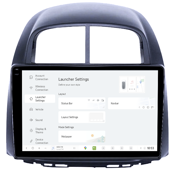Navigatie dedicata Toyota Passo Daihatsu Boon Sirion Subaru Justy Perodua Myvi, DUDU3, 4GB RAM 64GB ROM, Octacore, Platforma 8581, Android, Display QLED 9", DSP, Carplay&AndroidAuto [5]