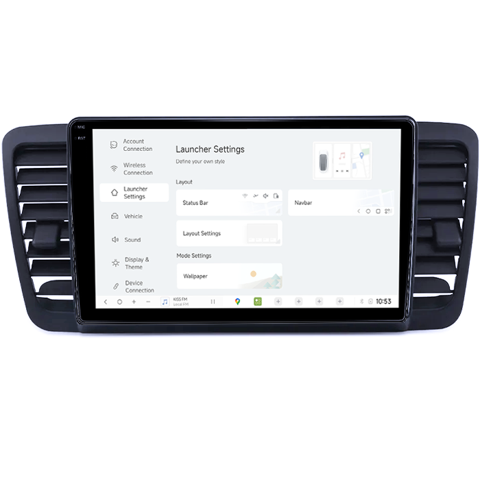 Navigatie dedicata Subaru Legacy Outback 2003-2009, DUDU3, 4GB RAM 64GB ROM, Octacore, Platforma 8581, Android, Display QLED 9", DSP, Carplay&AndroidAuto [5]