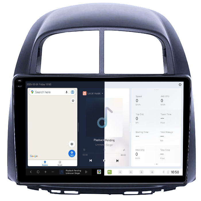 Navigatie dedicata Toyota Passo Daihatsu Boon Sirion Subaru Justy Perodua Myvi, DUDU3, 4GB RAM 64GB ROM, Octacore, Platforma 8581, Android, Display QLED 9", DSP, Carplay&AndroidAuto [2]