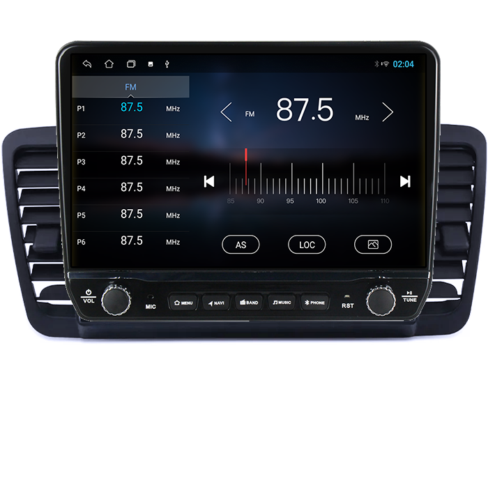 Navigatie dedicata Subaru Legacy Outback 2003-2009 Tesla cu butoane rotative model 2024, 4GB RAM 64GB ROM, Procesor Quadcore, Android 14, Display QLED 10", DSP, Carplay&Android Auto [3]