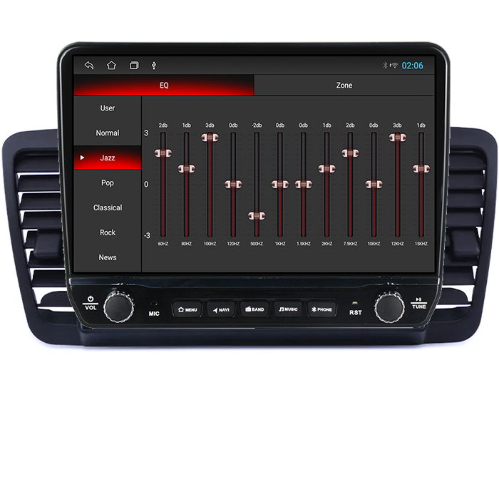 Navigatie dedicata Subaru Legacy Outback 2003-2009 Tesla cu butoane rotative model 2024, 4GB RAM 64GB ROM, Procesor Quadcore, Android 14, Display QLED 10", DSP, Carplay&Android Auto [2]