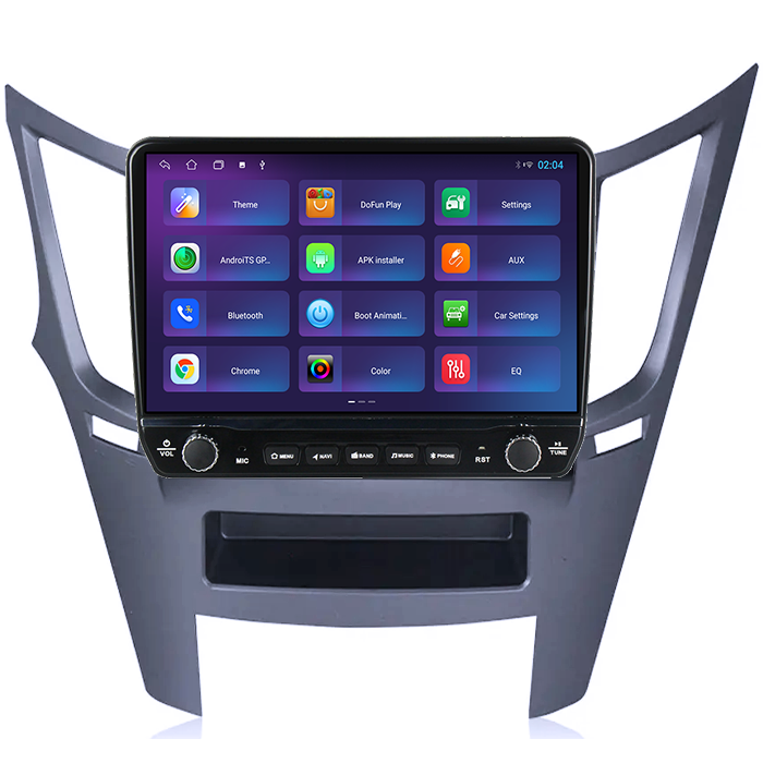 Navigatie dedicata Subaru Legacy Outback 2009-2014 Tesla cu butoane rotative model 2024, 4GB RAM 64GB ROM, Procesor Quadcore, Android 14, Display QLED 10", DSP, Carplay&Android Auto [4]