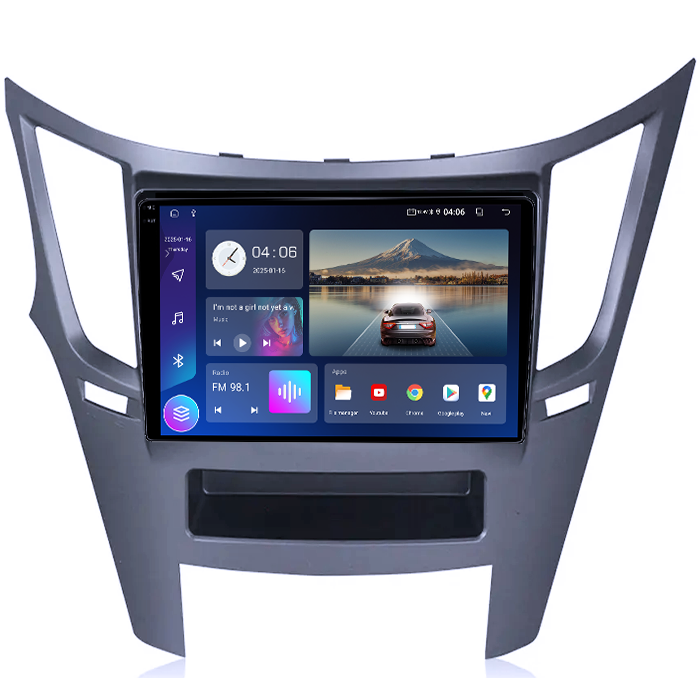 Navigatie dedicata Subaru Legacy Outback 2009-2014, 4GB RAM 64GB ROM, Quad Core, Display 9" QLED 1K, Carplay, Android 14, Bluetooth, Magazin Play, Suport Camere AHD [4]