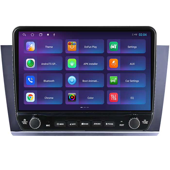 Navigatie dedicata Subaru Legacy Outback 2015-2018 Tesla cu butoane rotative model 2024, 4GB RAM 64GB ROM, Procesor Quadcore, Android 14, Display QLED 10", DSP, Carplay&Android Auto [4]