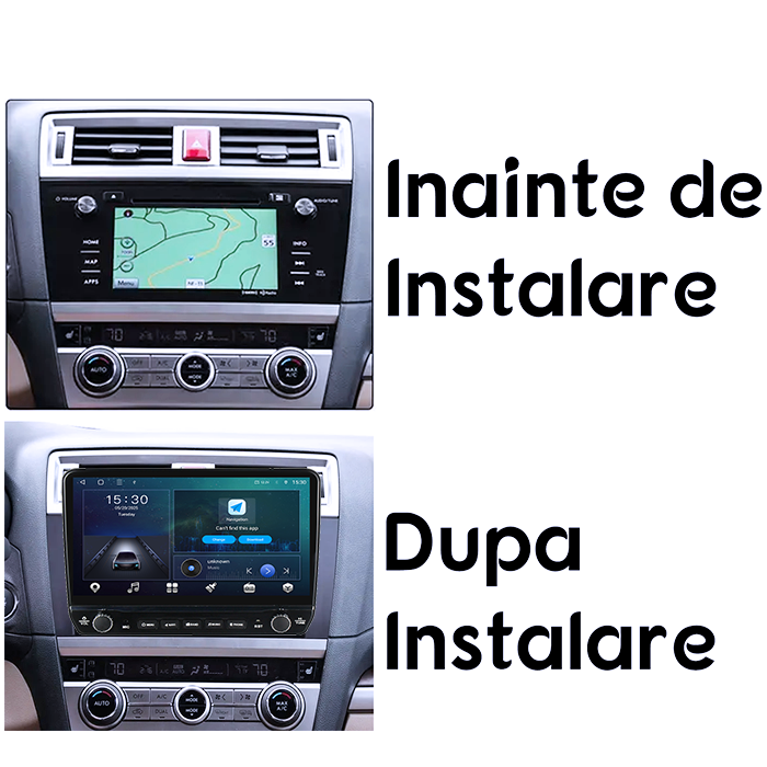 Navigatie dedicata Subaru Legacy Outback 2015-2018 Tesla cu butoane rotative model 2024, 4GB RAM 64GB ROM, Procesor Quadcore, Android 14, Display QLED 10", DSP, Carplay&Android Auto [7]