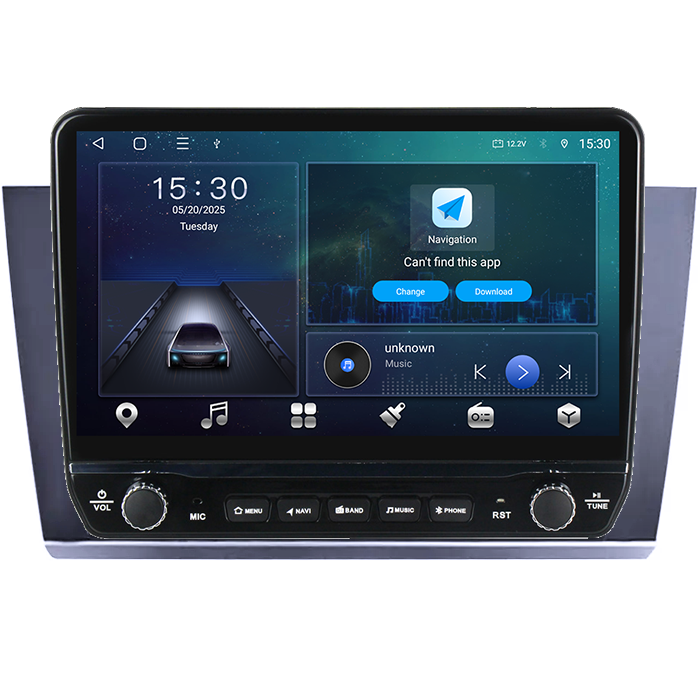 Navigatie dedicata Subaru Legacy Outback 2015-2018 Tesla cu butoane rotative model 2024, 4GB RAM 64GB ROM, Procesor Quadcore, Android 14, Display QLED 10", DSP, Carplay&Android Auto [6]