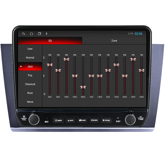 Navigatie dedicata Subaru Legacy Outback 2015-2018 Tesla cu butoane rotative model 2024, 4GB RAM 64GB ROM, Procesor Quadcore, Android 14, Display QLED 10", DSP, Carplay&Android Auto [2]