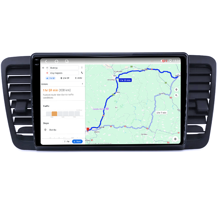 Navigatie dedicata Subaru Legacy Outback 2015-2018, 4GB RAM 64GB ROM, Octacore, Android 14, Display QLED 1K 9", Carplay&Android Auto, SIM 4G, Ventilator Activ [2]