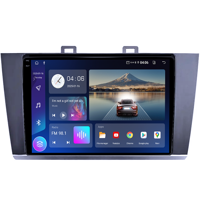Navigatie dedicata Subaru Legacy Outback 2015-2018, 4GB RAM 64GB ROM, Quad Core, Display 9" QLED  Carplay, Android 14, Bluetooth, Magazin Play, Suport Camere AHD [2]