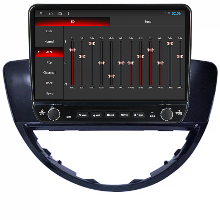 Navigatie dedicata Subaru Tribeca 2007-2011 Tesla cu butoane rotative model 2024, 4GB RAM 64GB ROM, Procesor Quadcore, Android 14, Display QLED 10", DSP, Carplay&Android Auto [2]