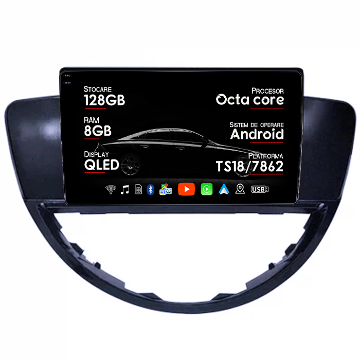 Navigatie dedicata Subaru Tribeca 2007-2011, 8GB RAM 128GB ROM, Octacore, Platforma TS18, Android 14, Display QLED 9", Suporta camera 360", DSP, Carplay&Android Auto, SIM 4G, Ventilator Activ [1]