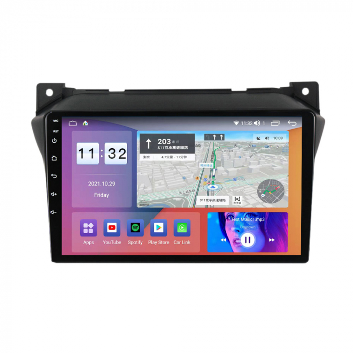 Navigatie dedicata Suzuki Alto 2009-2016, 4 GB RAM 32 ROM, Android 13, Display QLED, 9", DSP, Carplay, Android Auto, Internet, Youtube , Waze , WI-FI , USB , Bluetooth [2]